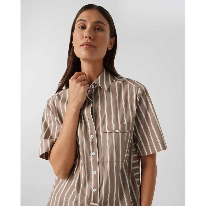 HOMMEY.Short Sleeve Sleep Shirt image number 1