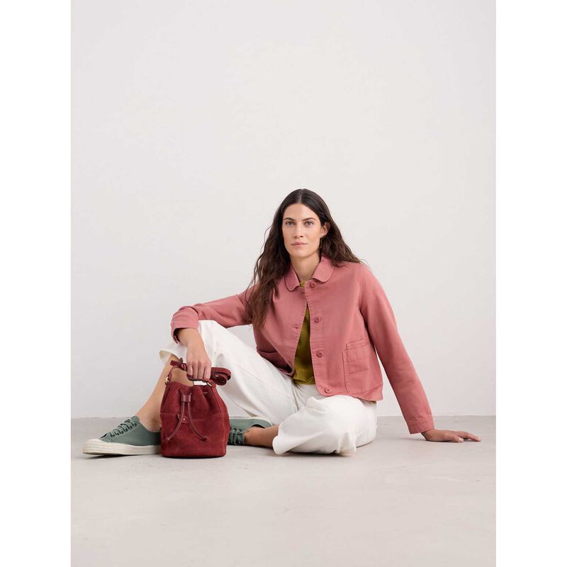 Seasalt Cornwall Coombe Lane Jacket Dusty Rose image number 3