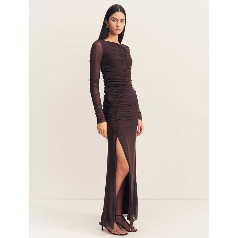 Shona Joy Mira Gathered Maxi Dress image number 3