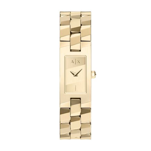 Armani Exchange Two-Hand Gold-Tone Stainless Steel Watch