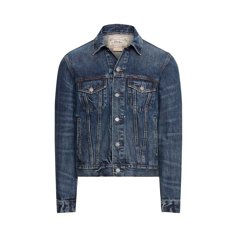 Polo Ralph Lauren Faded Denim Trucker Jacket image number 2