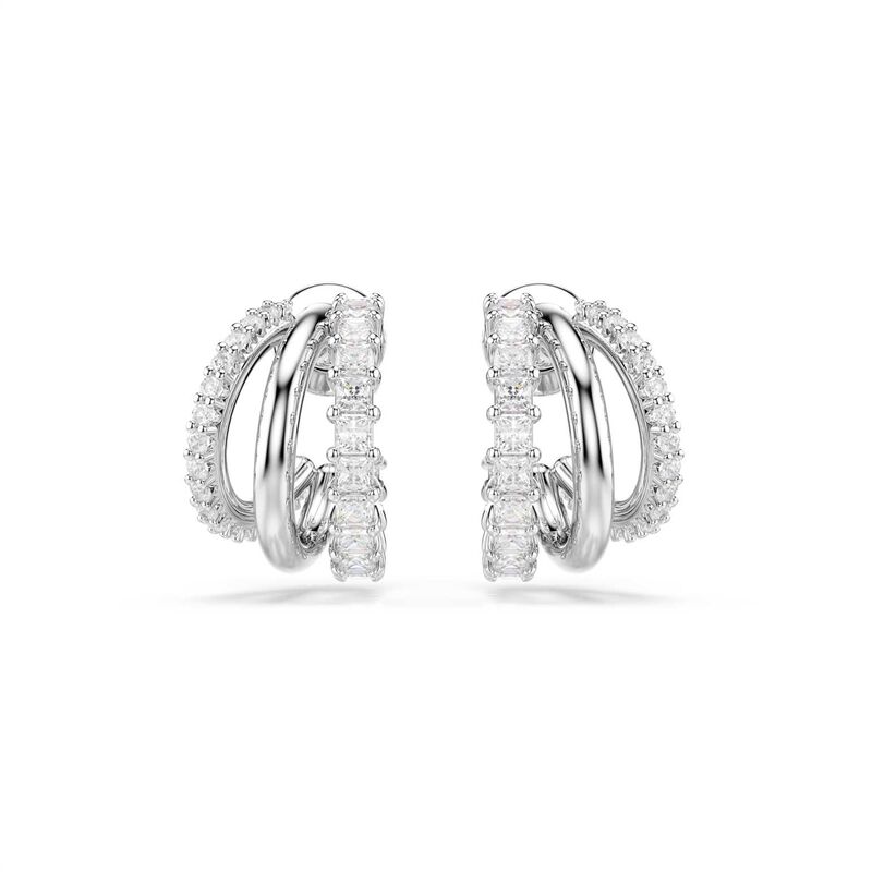 Swarovski Hyperbola Hoop Earrings image number 3