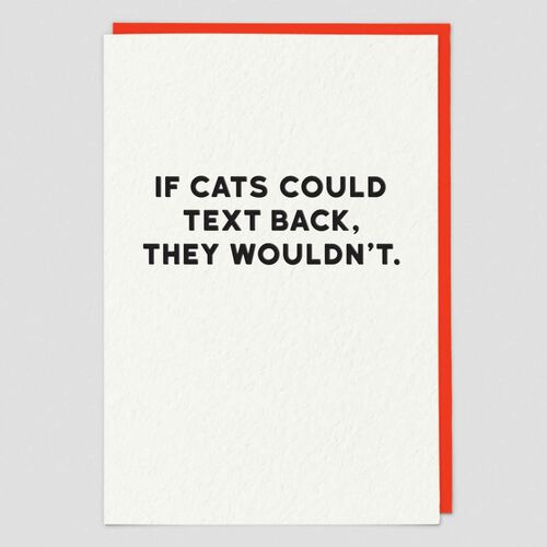 Museums & Galleries If Cats Could Text Card