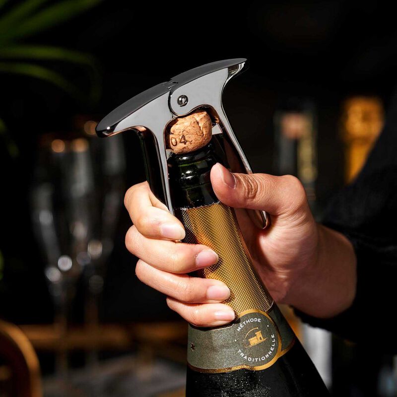 Viski Admiral: Silver Champagne Puller image number 1