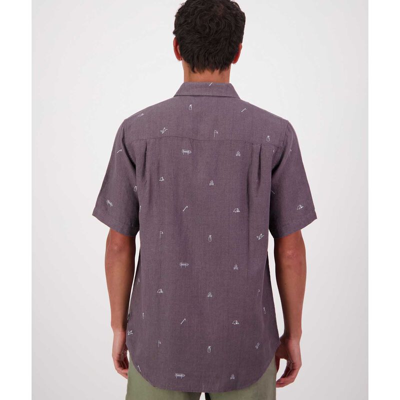 Swanndri Camp Vibes Mns Linen S/S Shirt image number 1