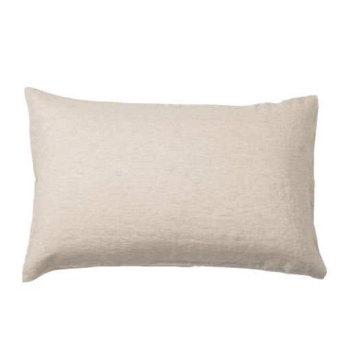 Città Chambray Linen Pillowcase Pair Oatmeal 76x50cm