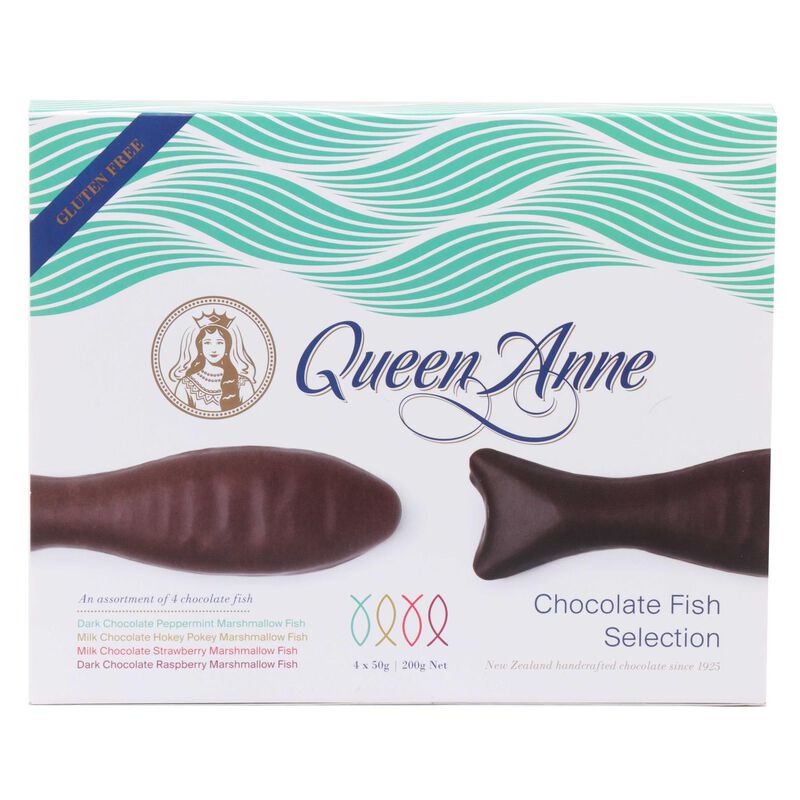 Queen Anne Chocolate Fish Selection 200g image number 0