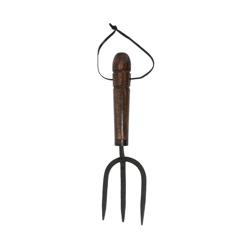 French Country Garden Fork Wooden Handle image number 0