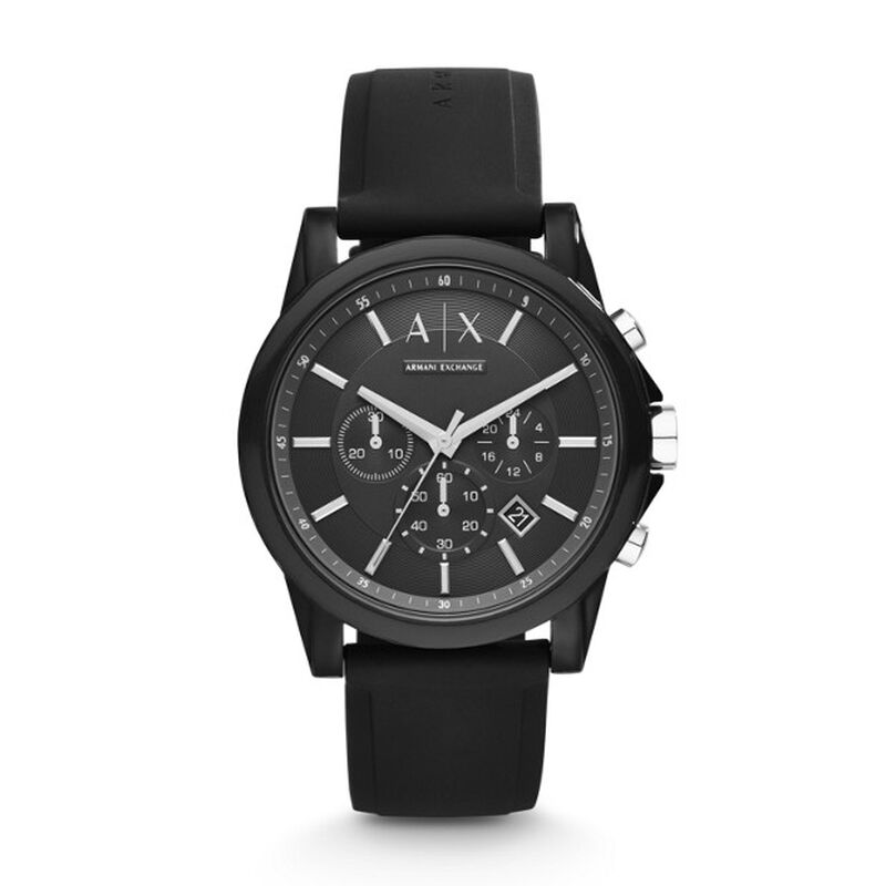 Armani Exchange Black Chronograph Watch AX1326 image number 0