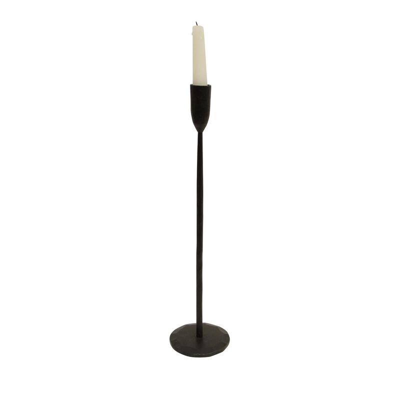French Country Dax Black Candleholder Large image number 1