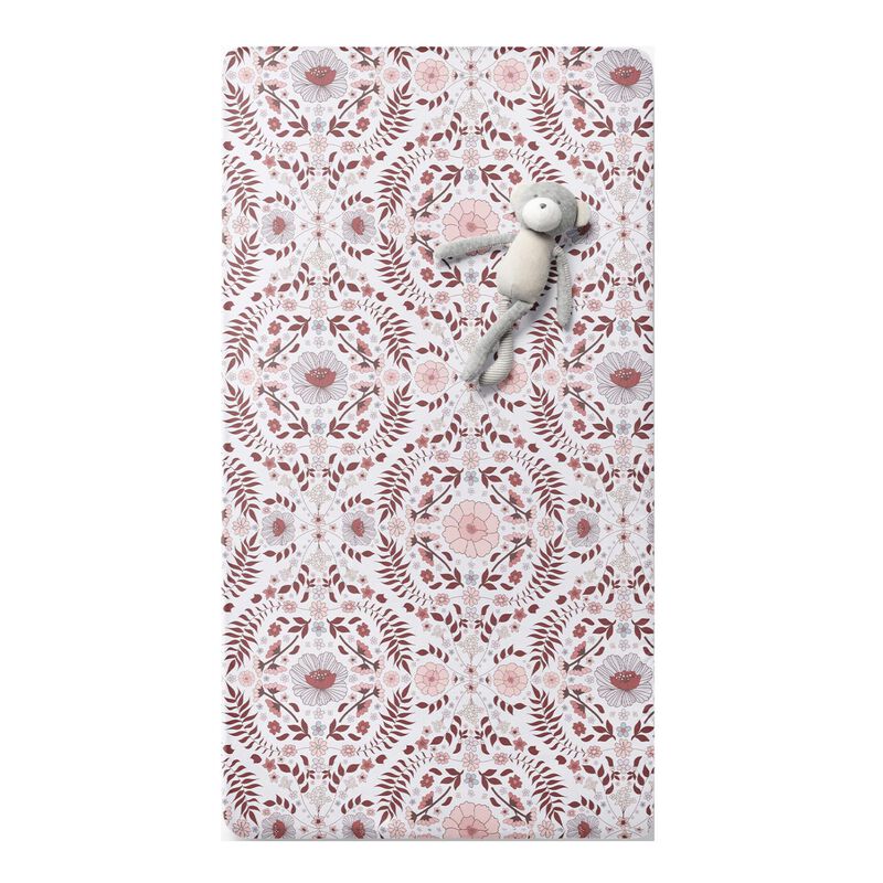 e&b Fitted Cot Sheet Willow image number 0