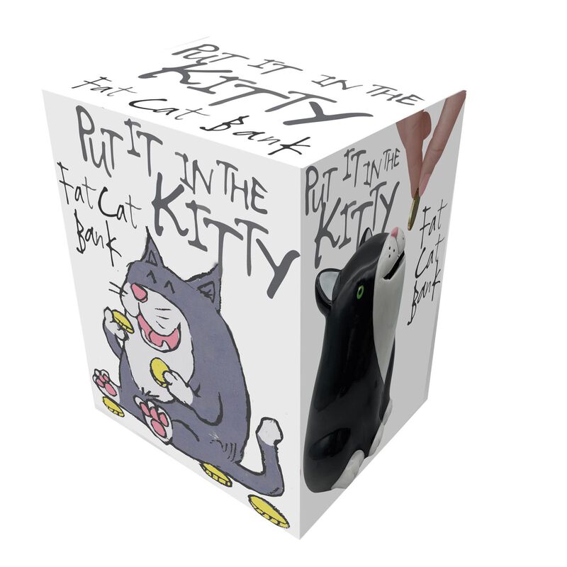 House Of Marbles Money Box-Fat Kitty image number 1