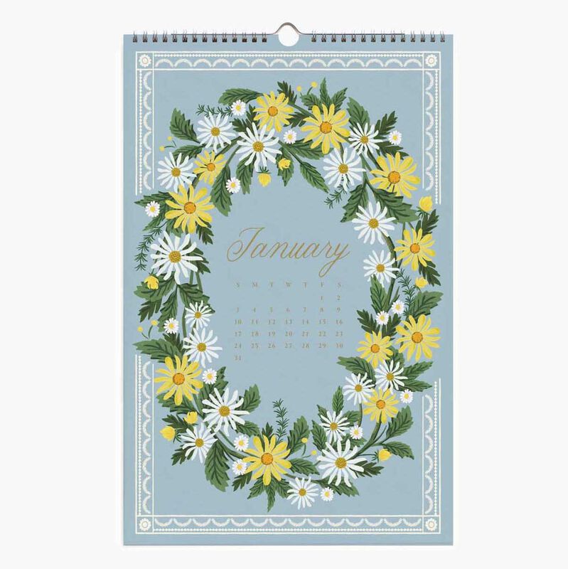 Rifle Paper Co. Botanical Garden 2027 Wall Calendar image number 1