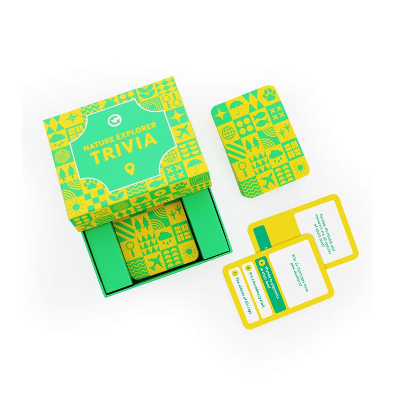 Ginger Fox Nature Explorer Trivia Card Game image number 1