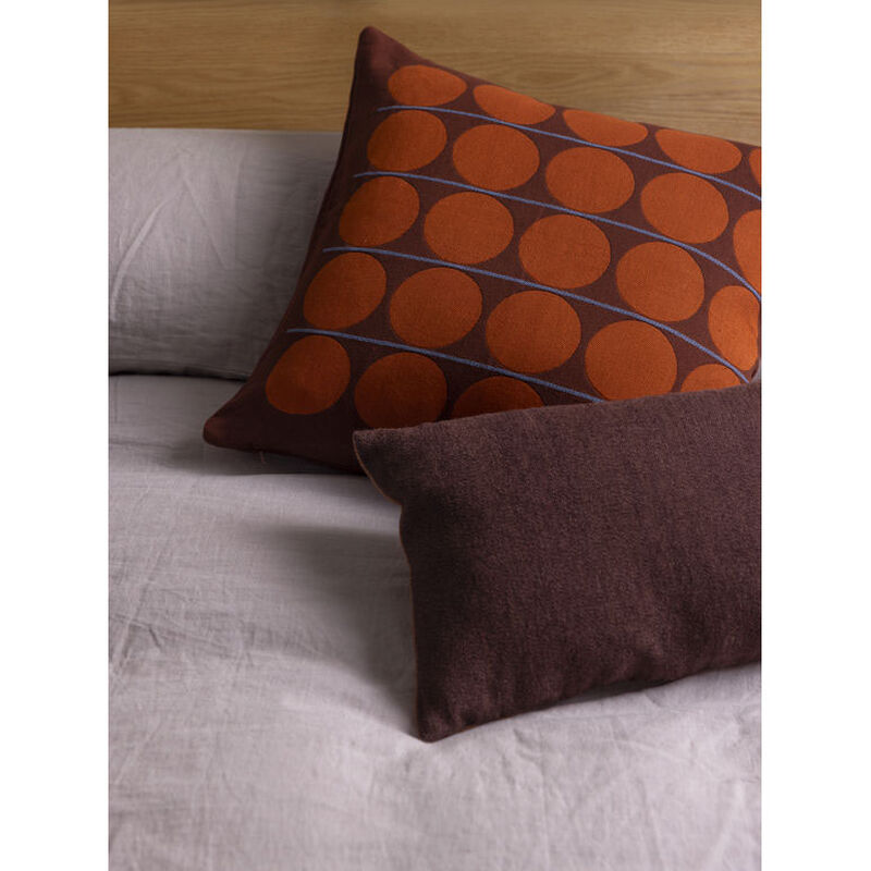 Citt&agrave; Abacus Cushion Cover Merlot/Cherry 55x55cm image number 1