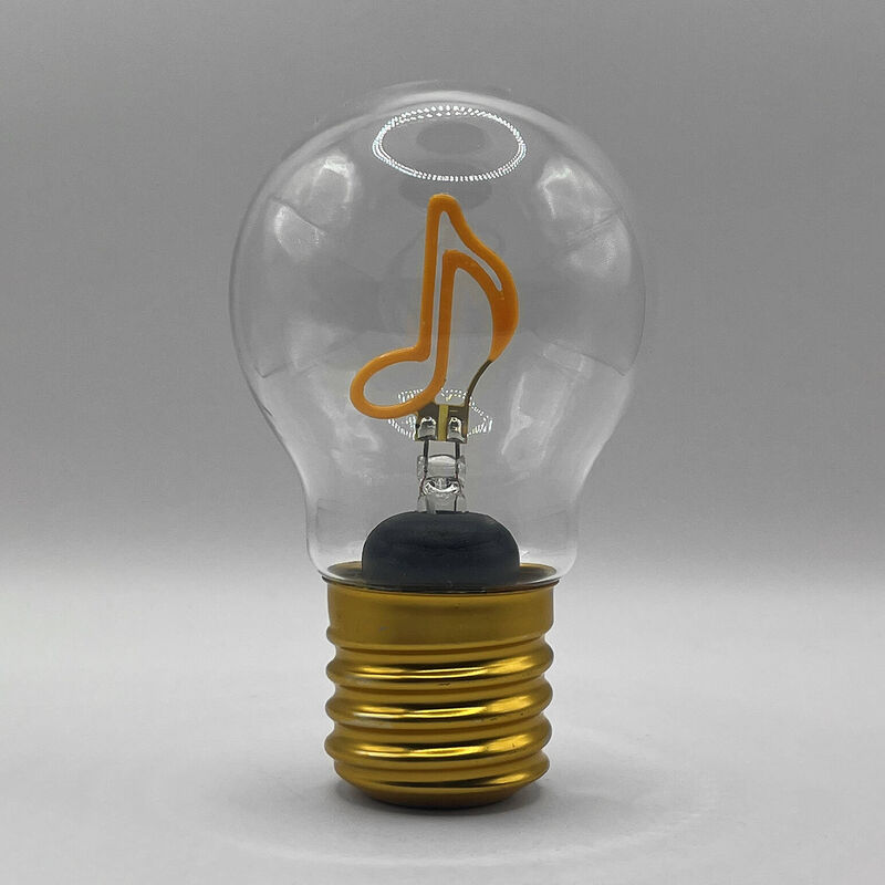Stellar Haus Music Note Lightbulb Lamp image number 1