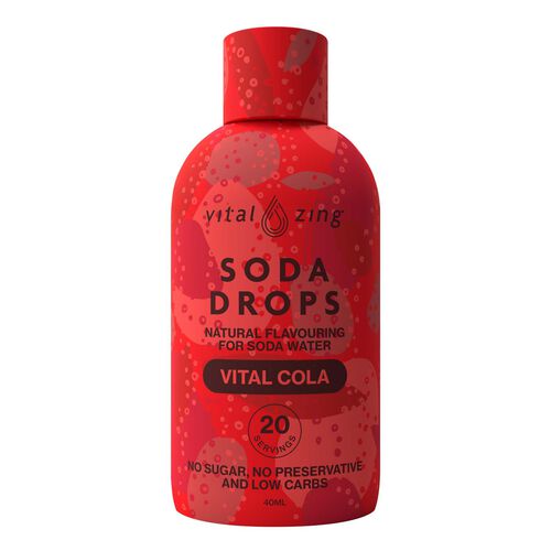 Vital Zing Soda Drops Vital Cola 40ml