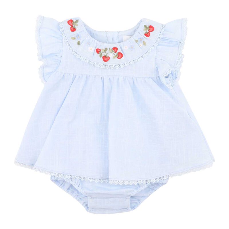 B&eacute;b&eacute; Poppy Embroidered Overlay Bodysuit image number 0