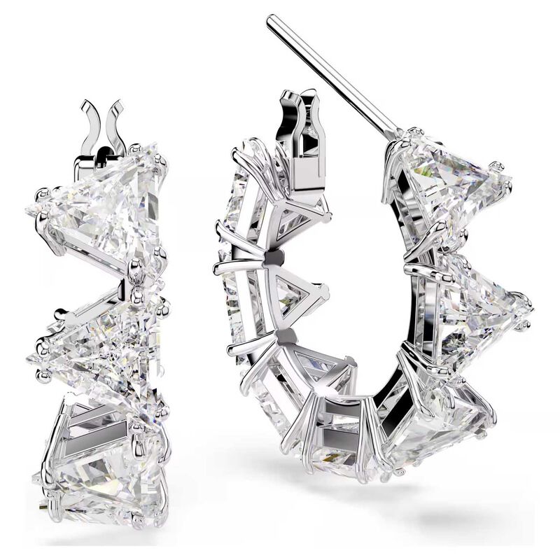 Swarovski Matrix Hoop Earrings image number 1