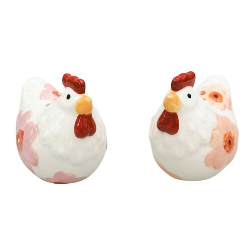 Urban Products Poppy Chicken Salt & Pepper Pink & Peach 7cm