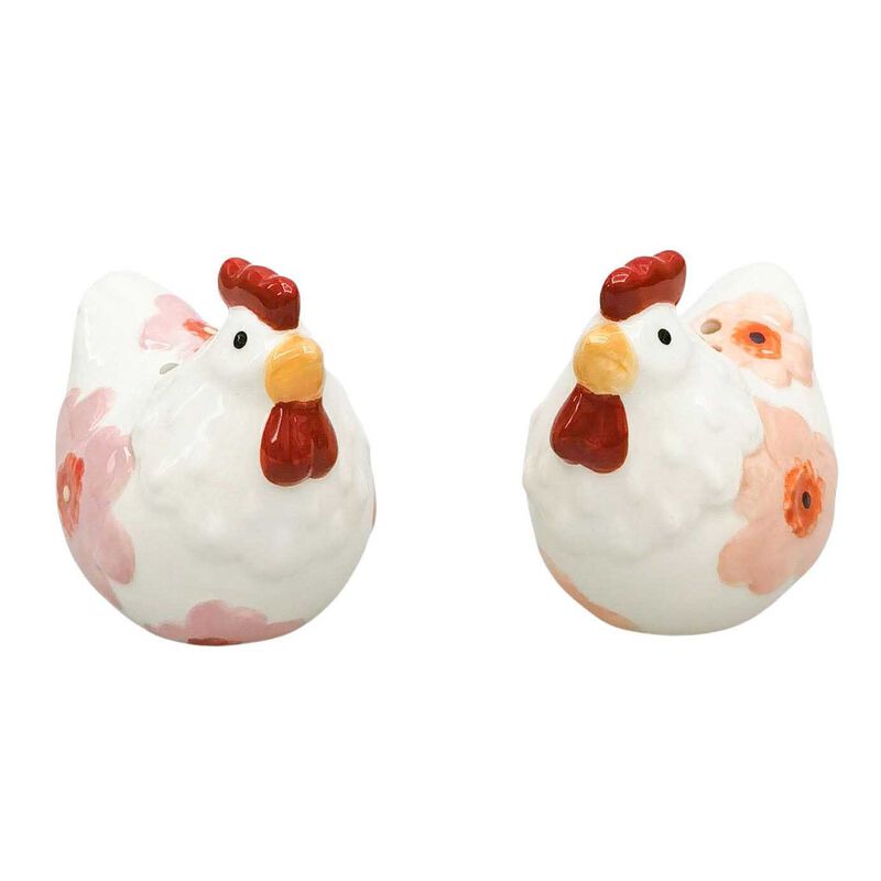Urban Products Poppy Chicken Salt & Pepper Pink & Peach 7cm image number 0
