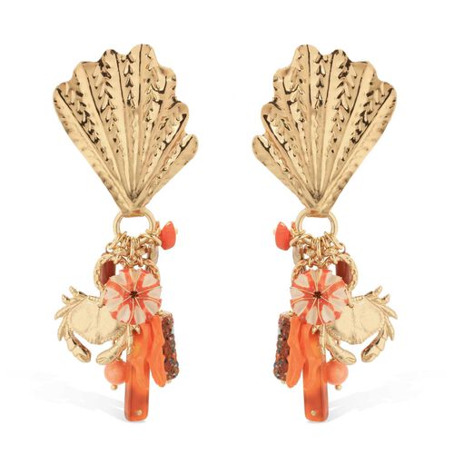 Gas Bijoux Shellita Clip On Earrings