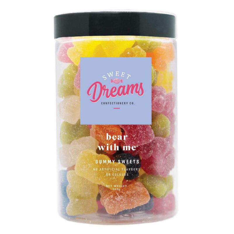Sweet Dreams Gummy Sweets Jar - Bear With Me 360g image number 0