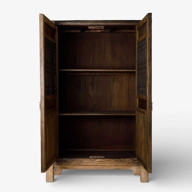 French Country Nomad 2 Door Cabinet  Blackened image number 2