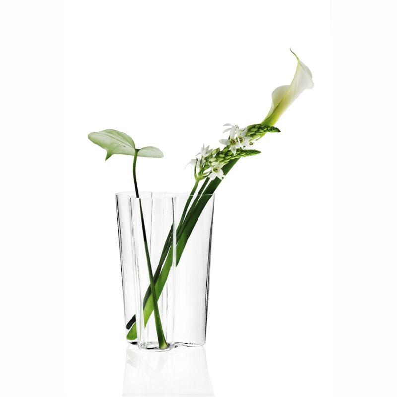 iittala Alvar Aaltovase 25.1cm Clear image number 2