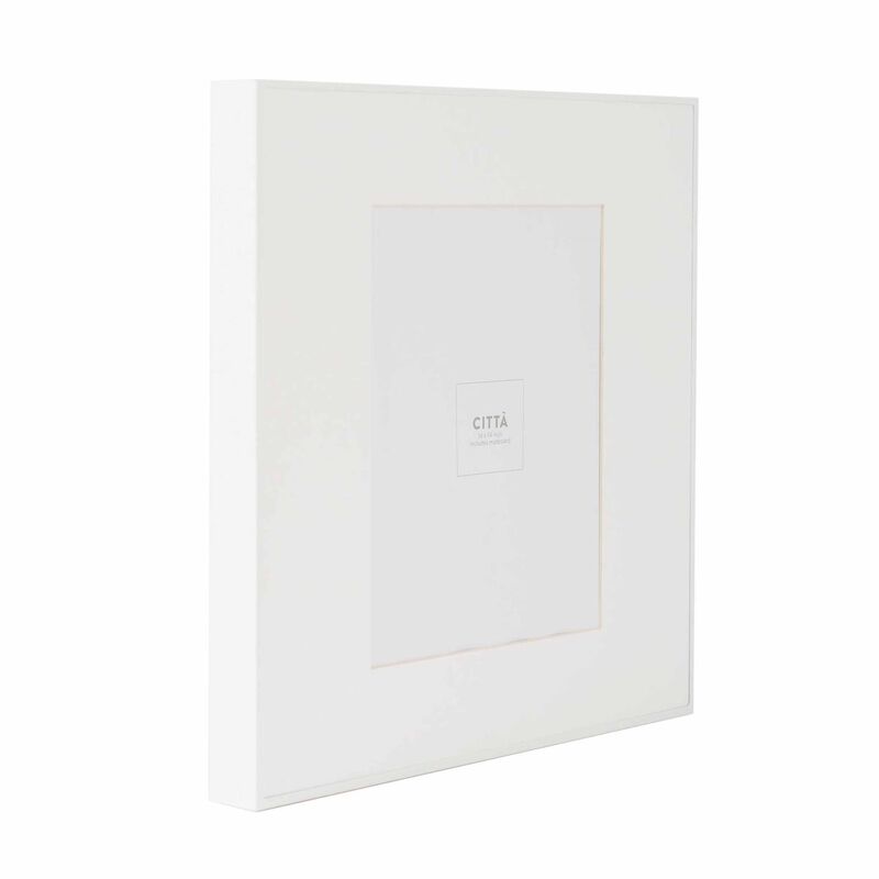 Città Metal Photo Frame White (Photo 8x10in) 37x3.5x37cm image number 0