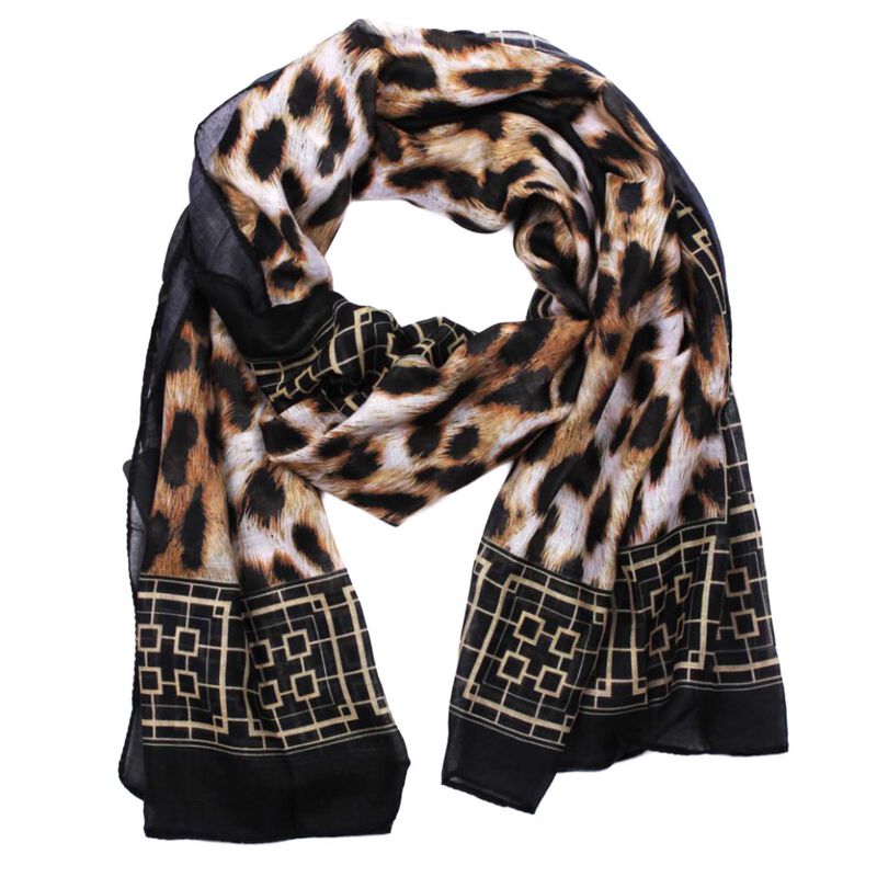 Alice & Lily Animal Print Scarf image number 0