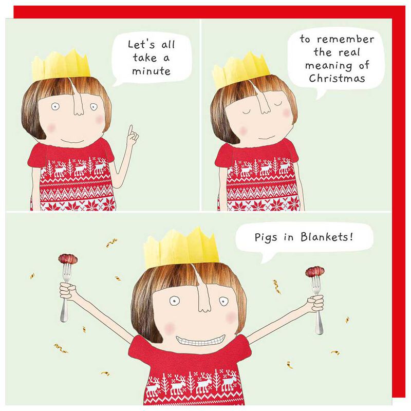 Rosie Made A Thing Real Meaning Christmas Card image number 0