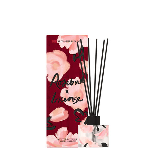The Aromatherapy Co. Limited Edition Diffuser 120ml - Rosebud & Incense