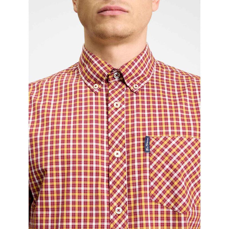 Ben Sherman Short Sleeve Signature House Check Shirt image number 2