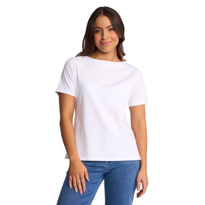 Vassalli Boat Neck Top image number 6