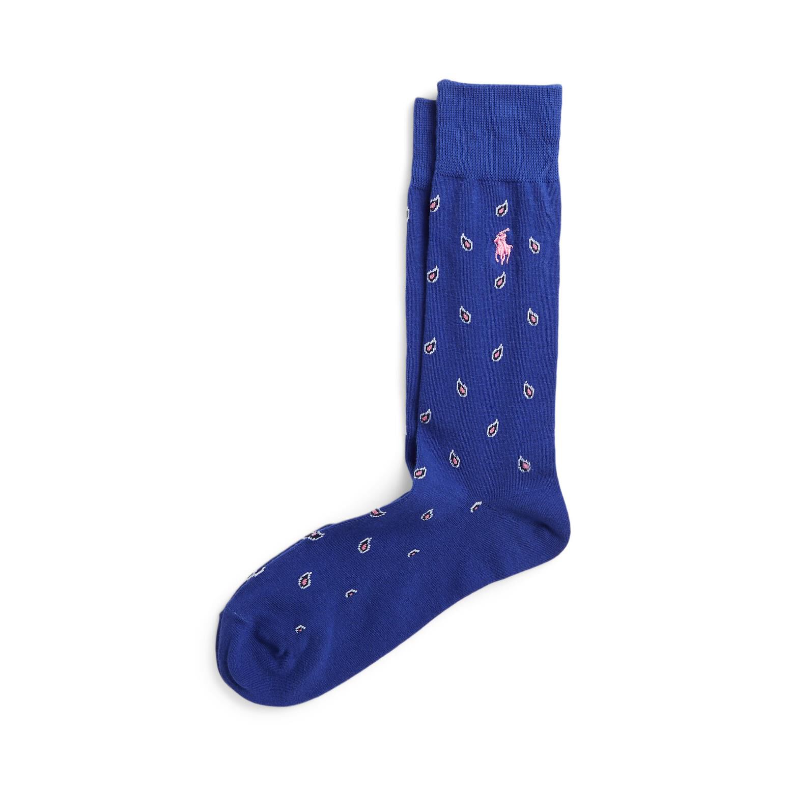 Polo Ralph Lauren Paisley Cotton Blend Trouser Socks Ballantynes Department Store