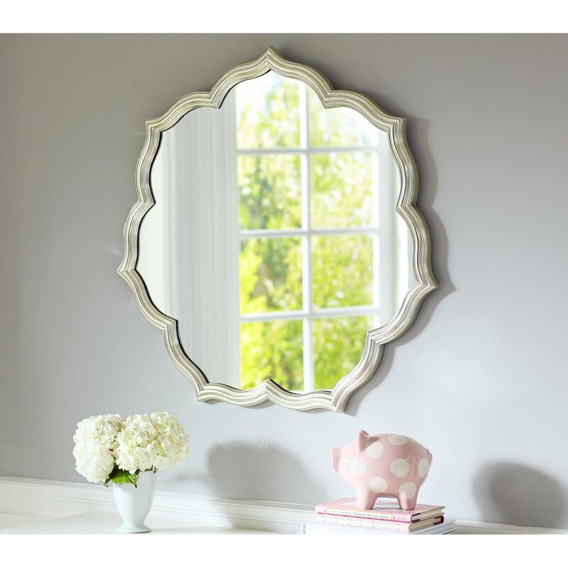 Pottery Barn Kids Silverleaf Petal Mirror image number 2