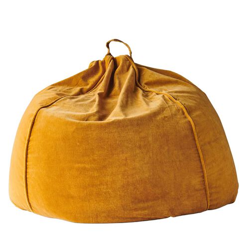 Kip&Co Pecan Velvet Beanbag
