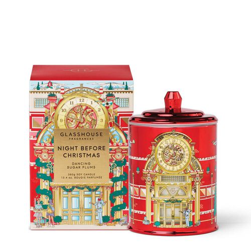 Glasshouse Fragrances Night Before Christmas Candle 380G - Christmas 2025