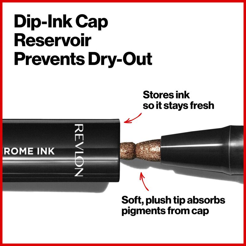 Revlon So Fierce! Chrome Ink Liquid Liner Bronzage (902) image number 1