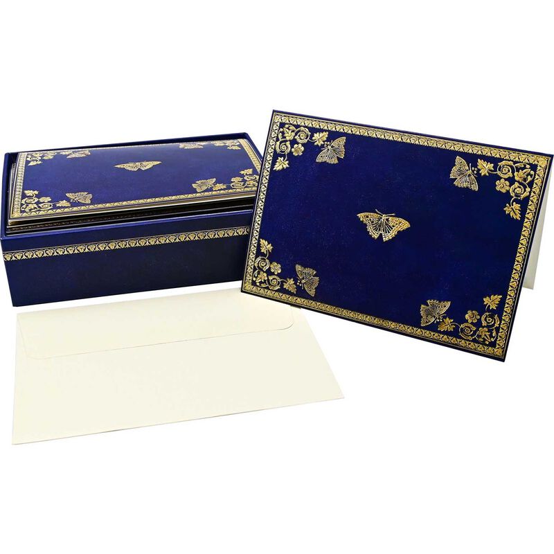 Image Gallery Gilded Butterflies Notecards image number 1