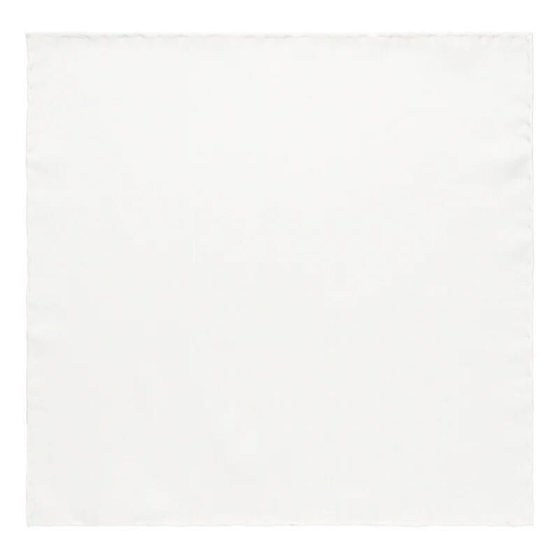 M.J. Bale Menwith White Pocket Square image number 0