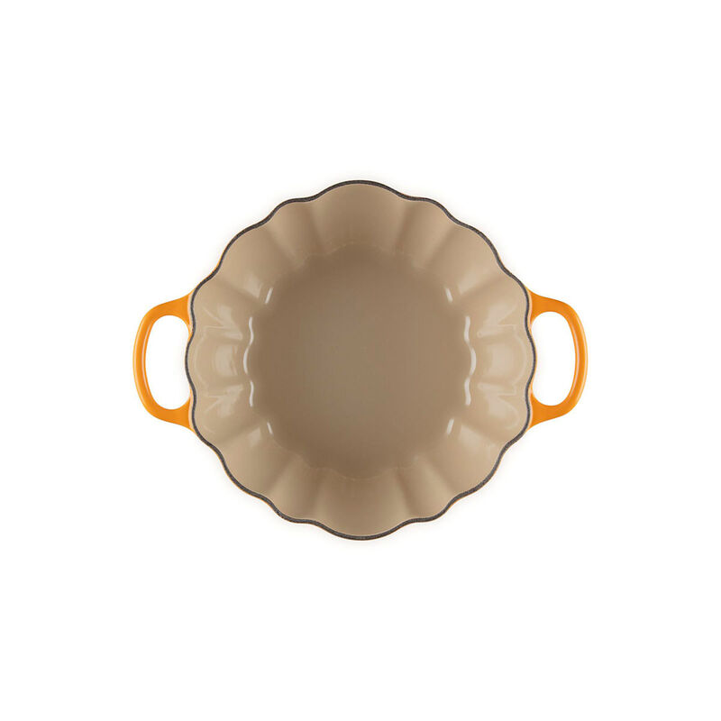Le Creuset Signature Pumpkin Cocotte 24cm Foret Gold Knob image number 6