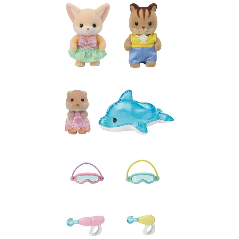 Sylvanian Families Nursery Friends - Pool Fun Trio image number 1
