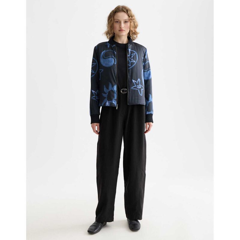 Scotch & Soda Quilted Reversible Bomber Jacket image number 3