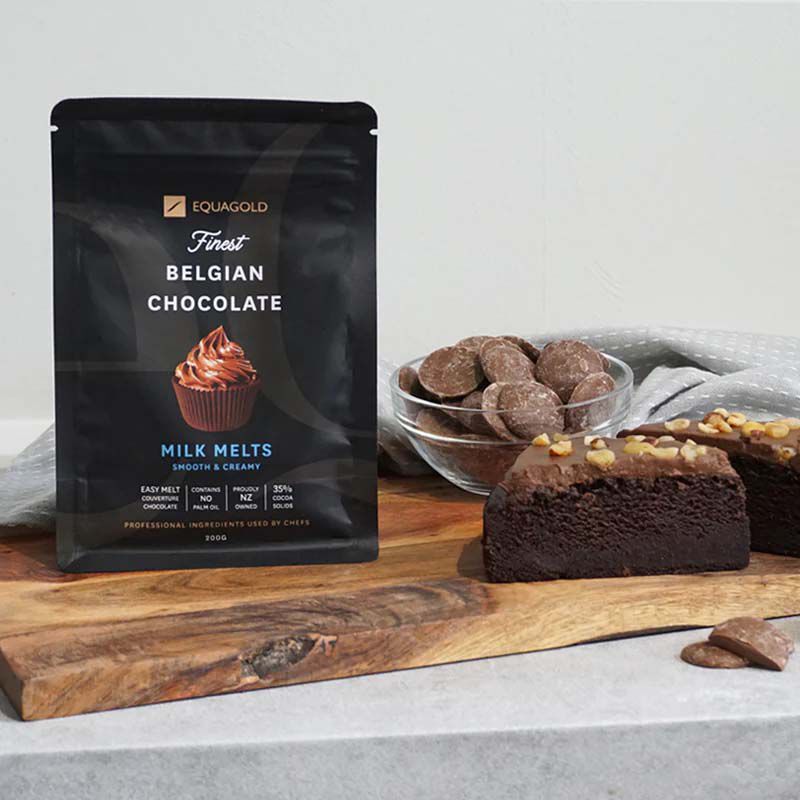 Equagold Belgian Milk Chocolate Melts - 200g image number 1