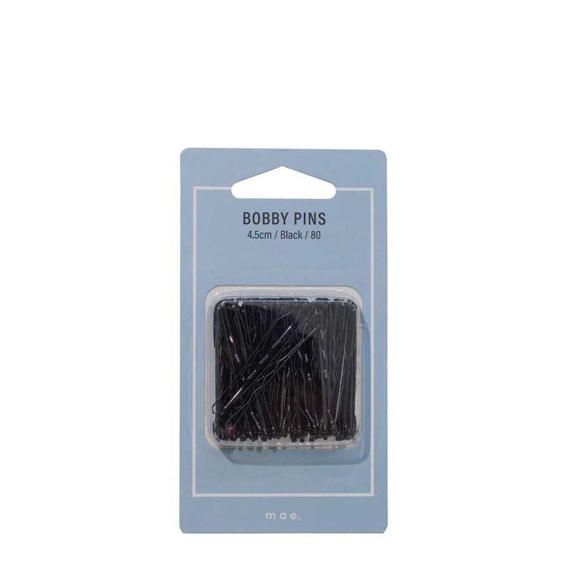 Mae Black Bobby Pins 80-Pack image number 0