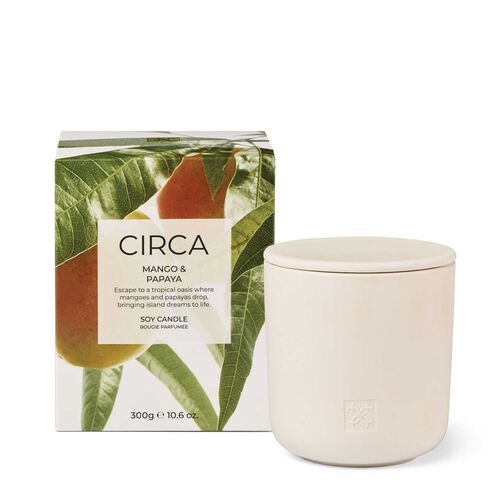 CIRCA Mango & Papaya Soy Candle 300g