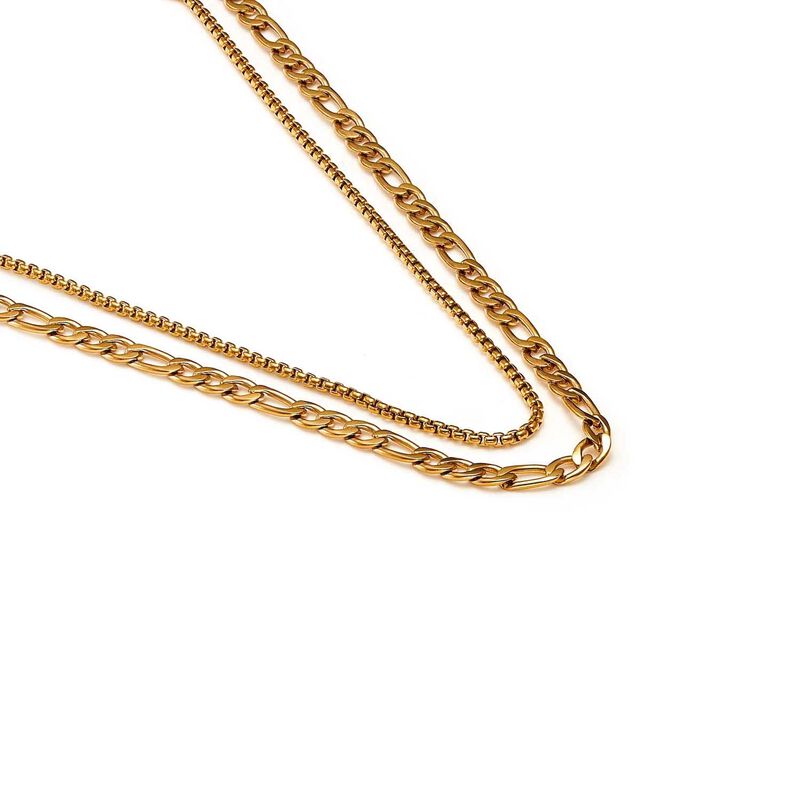 Silk & Steel Reflection Necklace image number 2