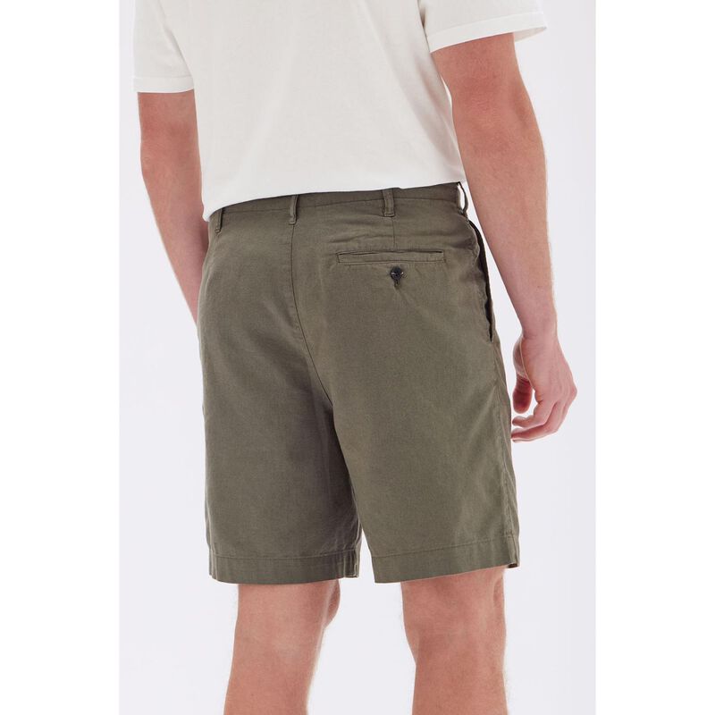 Assembly Label Stan Pleated Cotton Linen Short Military image number 1